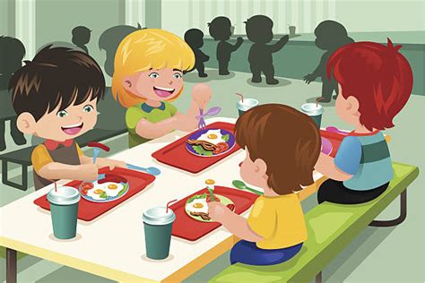 Royalty Free School Lunchroom Clip Art Vector Images And Illustrations