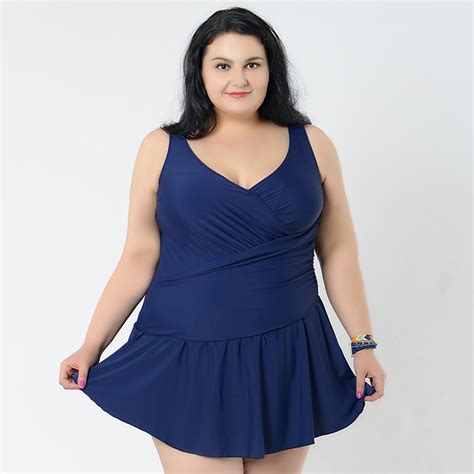 2xl 6xl Super Plus Size Skirt Swimwear One Piece Swimsuit