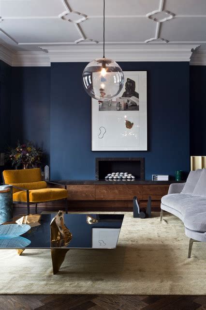 9 Interior Decor Living Rooms In Moody Blue Interiors By