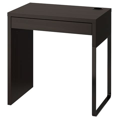 Within this range, most people should be able to find a height that fits. MICKE Desk, black-brown, 28 3/4x19 5/8" - IKEA