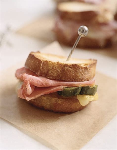 Mini Cuban Sandwich Slider Wedding Afternoon Tea Recipes Party