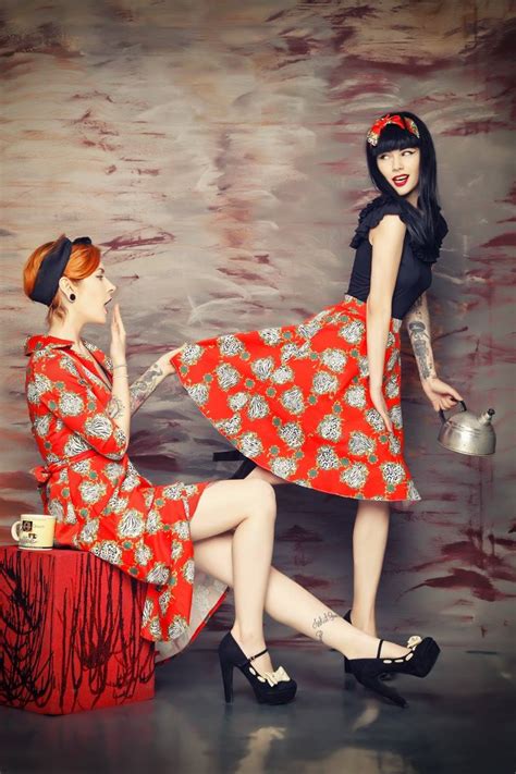 Retro Pin Up Boudoir Photography Flirtatious And Fierce Pin Up Looks Created With Primary Red And