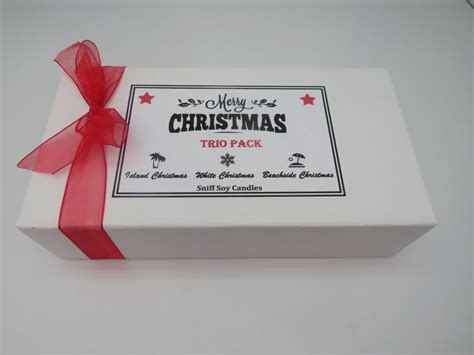 Deluxe Christmas Gift Pack Sniff Soy Candles Handmade In Sydney