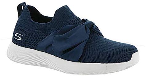 Skechers Bobs Bobs Squad 2 Bow Overlay Slip On Engineered Knit Sneaker