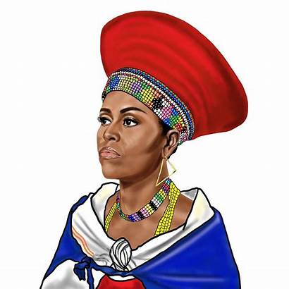 Drawing African Queen Zulu Clipartmag