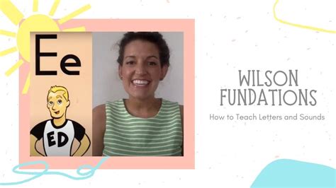 Wilson Fundations How To Teach Letters And Sounds Youtube