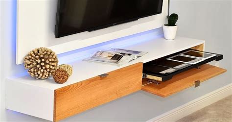 Raise your entertainment standards and hostraise your entertainment standards and host the ultimate movie night right at home, with the brill floating entertainment center, a modern statement. How To Make/DIY A Floating Entertainment Center