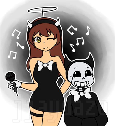 Frisk And Sans Cosplay As Alice And Bendy By Jjaydazo On Deviantart