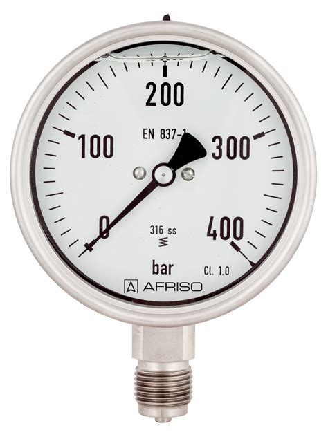 Bourdon Tube Pressure Gauges For Chemical Applications Type D8 With
