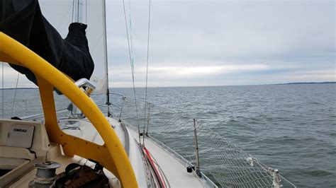 Solo Sailing In A Gale Warning Youtube
