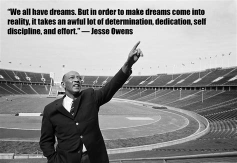 Jesse Owens On Dreams Jesse Owens Track And Field Quotes Track Quotes