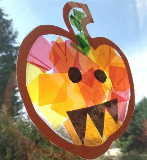 Invite your preschooler to use the liquid glue to glue down the roasted pumpkin seeds they just got done counting. Easy Pumpkin Craft ideas for Kids and Adults · All Things ...