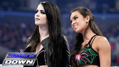 Aj Lee And Paige Unite In A War Of Words With The Bella Twins Smackdown