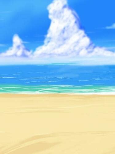 Free Download Free Download Big Anime Style Beach Background By Wbd