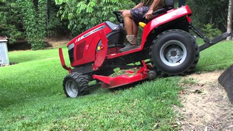 Mowing With A Massey Ferguson Gc 1705 Pt1 Youtube