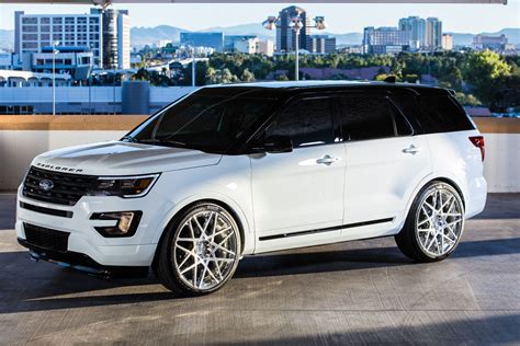 Used 2015 ford explorer sport with awd/4wd, stability control, mobile internet, auto climate control, power driver seat. 2015 MAD Industries Ford Explorer Sport - Side Profile View