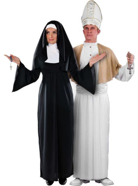 holy sister nun and pope couples costumes career costumes couples costumes couples group