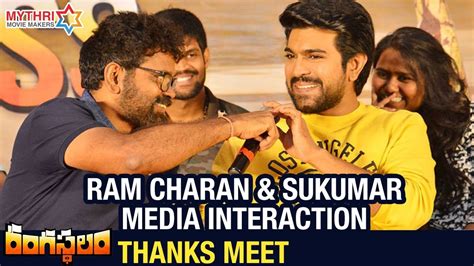 Ram Charan And Sukumar Media Interaction Rangasthalam Thank You Meet