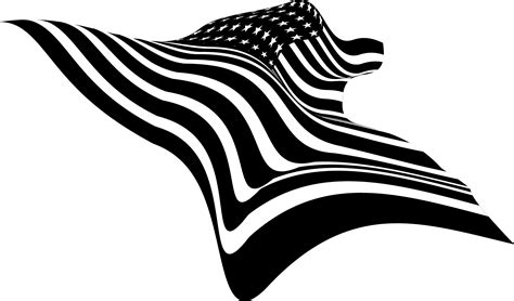 Free Black Shapes Usa Wavy Flag Png And Vectors Myfreedrawings