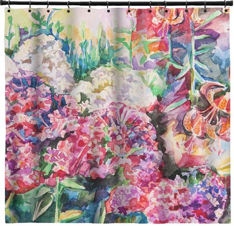 Custom Watercolor Floral Shower Curtain Youcustomizeit