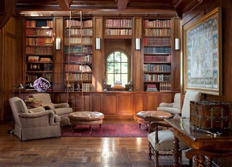 28 Traditional Home Office Library Design Ideas
