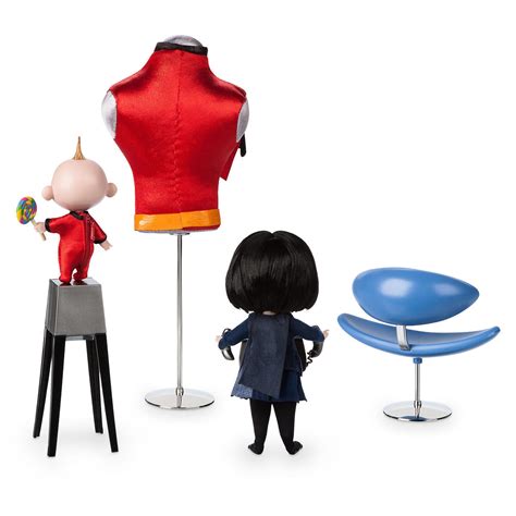 Incredibles 2 Edna Mode And Jack Jack Disney Designer Collection Doll Set Out Now