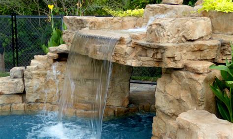Jacksonville Pool Waterfall Design Beautiful Custom Waterfalls For