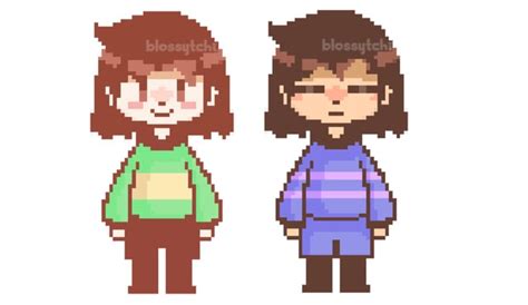 Oc So I Remade The Chara And Frisk Sprites Rundertale