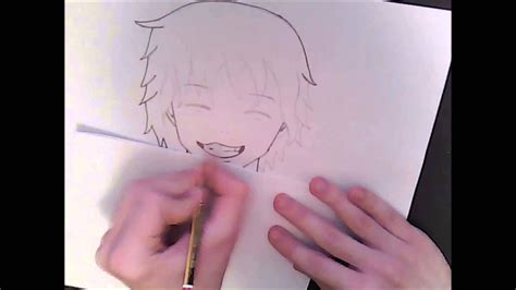 Drawing Smiling Anime Guy Youtube
