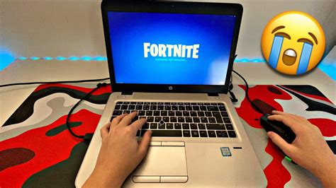 Playing Fortnite On A School Laptop Pov Youtube