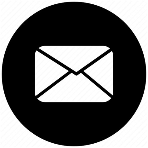 Blue Circle Email Letter Mail Message Icon