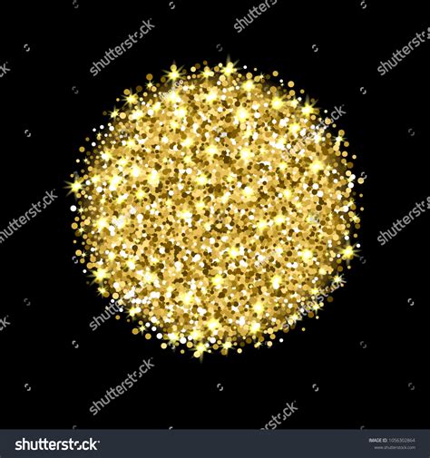 Golden Glitter Background Gold Sparkle Vector Stock Vector Royalty