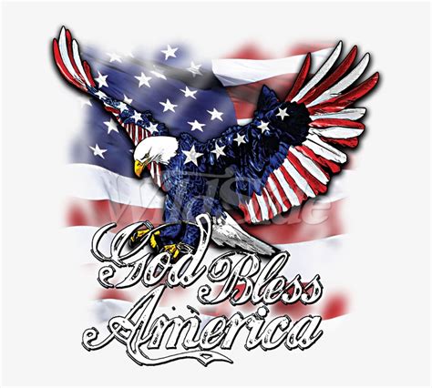 God Bless America God Bless America Eagle Transparent Png 675x675