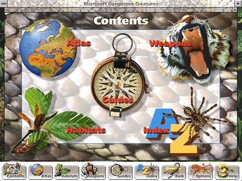 Microsoft Dangerous Creatures Download 1994 Educational Game