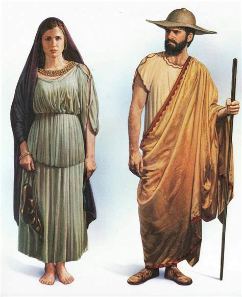 Athenians Of Classical Age Ancient Greek Clothing Greek