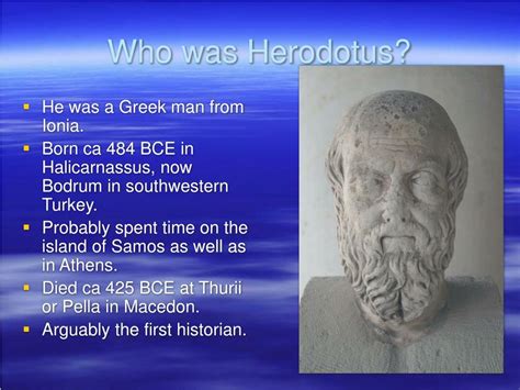 Herodotus Biography Childhood Life Achievements Timeline