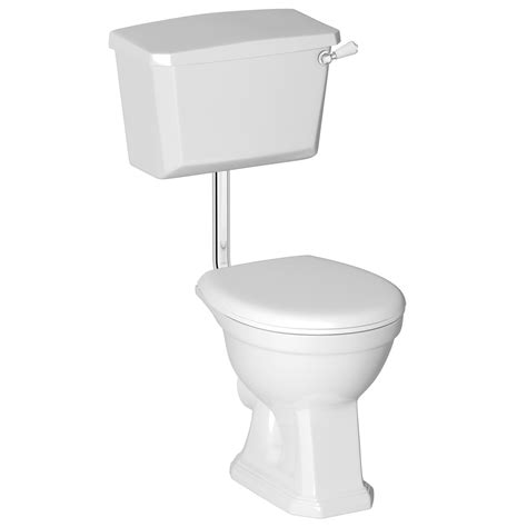 Cooke And Lewis Serina Traditional Low Level Toilet With Soft Close Seat