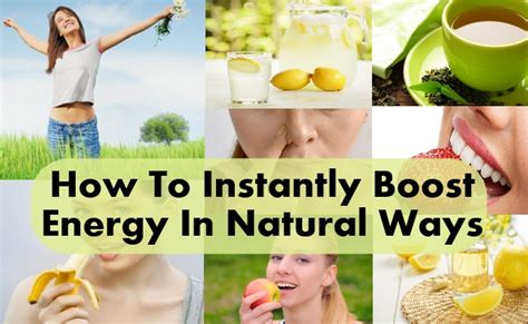 How To Instantly Boost Energy In Natural Ways Find Home Remedy