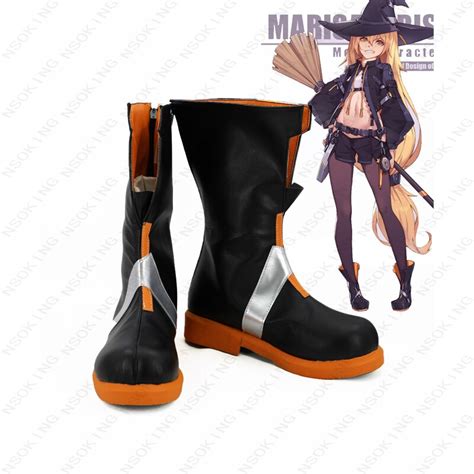 Anime Touhou Project Kirisame Marisa Cosplay Boots Anime Shoes In