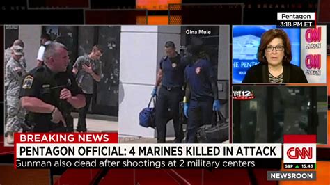 The pentagon is on lockdown after reports of a shooting at a nearby transit station. Pentagon: 4 Marines Killed In Chattanooga Shooting, FBI ...