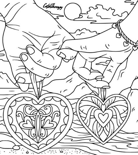 Monster high coloring pages gigi grant. Love Hearts Valentine to color with Color Therapy. Try ...
