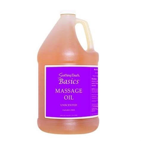 Soothing Touch Unscented Basics Oil Blend Massage Lotion 1 Gal En