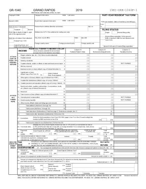 Form 1040 is the standard internal revenue service (irs) form that individual taxpayers use to file their annual income tax returns. 2019-2021 Form MI GR-1040 Fill Online, Printable, Fillable ...