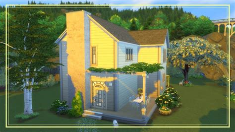 Not So Berry House Yellow The Sims 4 Speed Build Youtube