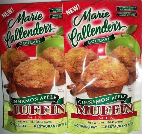 Marie Callenders Gourmet Cinnamon Apple Muffin Mix 14 Oz Pack Of 2