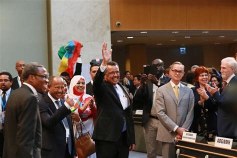 World Health Assembly Elects Tedros Adhanom Ghebreyesus As New Director