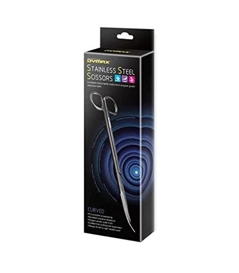 Curved Scissor For Aquascaping Stainless Steel Dymax Dm603