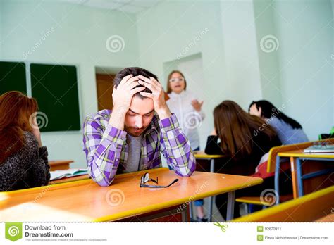 Angry Teacher Yelling Stock Image Image Of Student