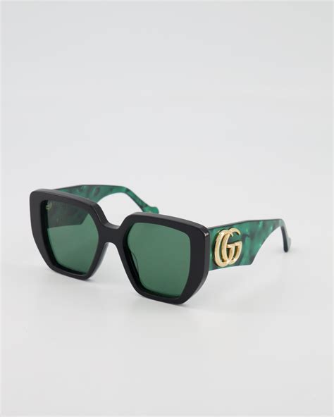 gucci gg0956s 001 black green la boutique eyewear