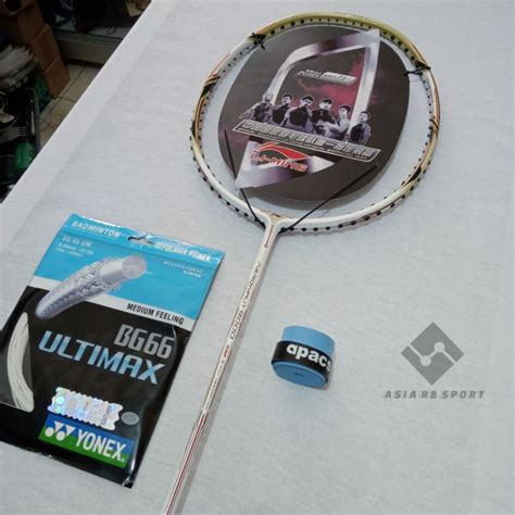 Jual Raket Badminton Bulutangkis Lining Aeronaut Asean Premium Lbs Fullset Tas Dan Grip